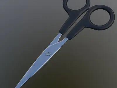Scissor Low Poly Low-poly 3D model