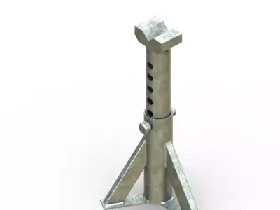 Axel support Free 3D model