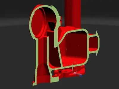 Automotive parts Free 3D model