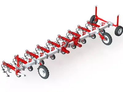WG 0002 - Inter-row cultivator 600 3D model