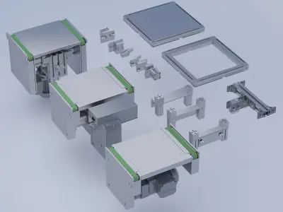 MK transmission equipment accessories 3D model