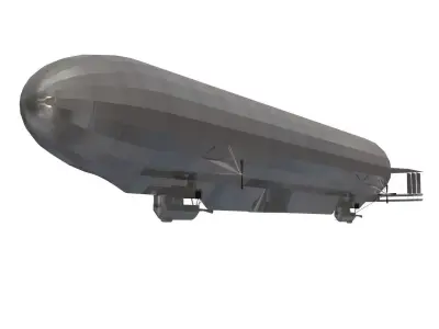Zeppelin LZ 14 3D model