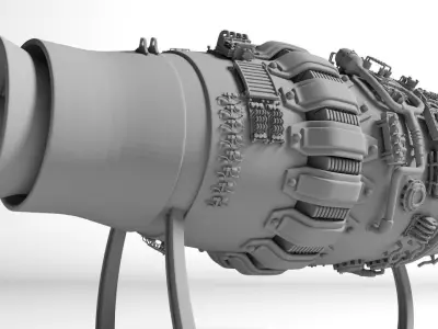 jet engine for Print 3D print model 3D Print Ready