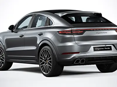 2020 Porsche Cayenne Turbo Coupe 3D model