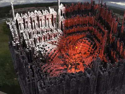 Dantes Hell Square 2 3D model