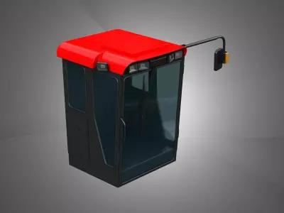 Cabine - Combine 1688 3D model