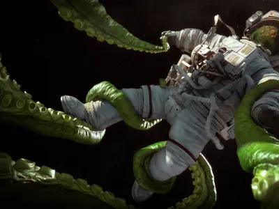 Astronaut 3D model shop