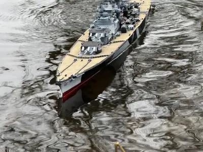 1-350 Grosser Kurfurst Model Battleship Kit 3D print model