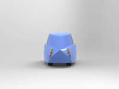 Toon Car Free 3D model