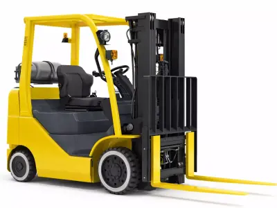 Small Capacity Forklift Compact Warehouse Handling Vehicle 02 3D model