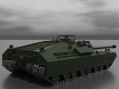 T28 Super-Heavy Tank 3D model