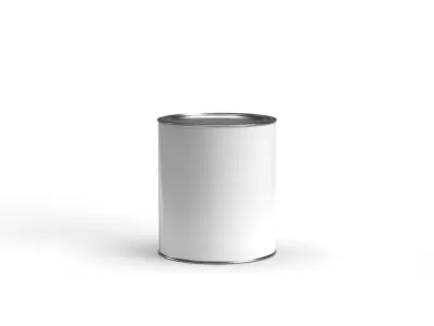 Gallon paint can with lid 3D model purchase