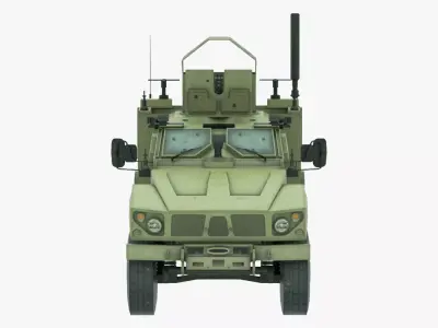 Mine Resistant Ambush Protected Vehicle Military Army Game Ready Low-poly 3D model