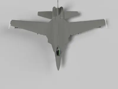 Concept Strike Fighter   Ep 77 Firebird 3D model