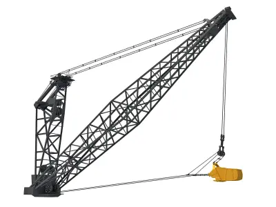 Dragline Excavator Bucket 3D model