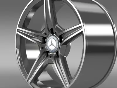 Mercedes Benz C 400 4Matic AMG line  rim 3D model