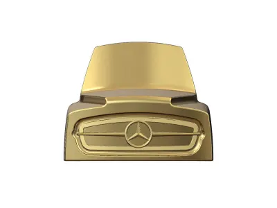 Mercedes 300SL gullwing grille wide body car sculpture 3D print model