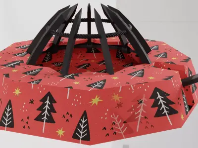 Christmas tree stand 3D model