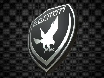 rossion logo 3D model