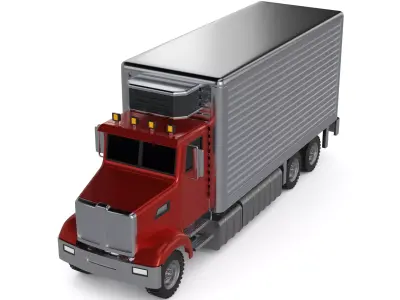 Refrigerated Truck 3D model by env-art-studio