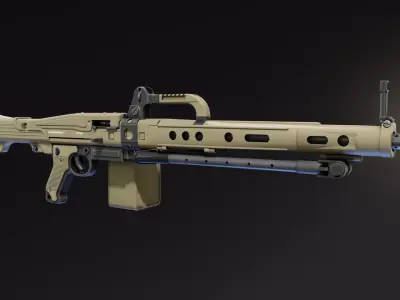 CETME Ameli LMG Low-poly 3D model