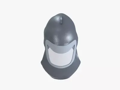 Heat resistant safety helmet 3D model