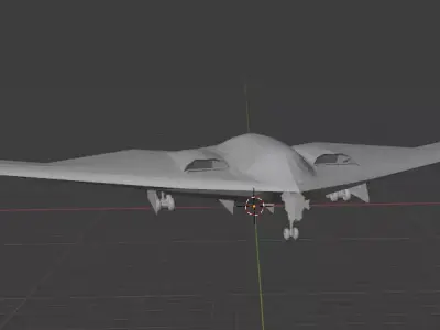 Northrop B2 Spirit Free 3D print model