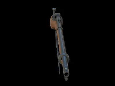 Fusil Gras mle 1874 Low-poly 3D model