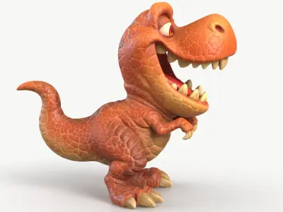 Tyrannosaurus Rex Toy 1 3D model