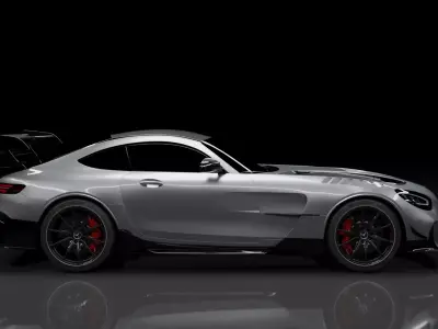 Mercedes AMG GT Black Series 2021 3D model