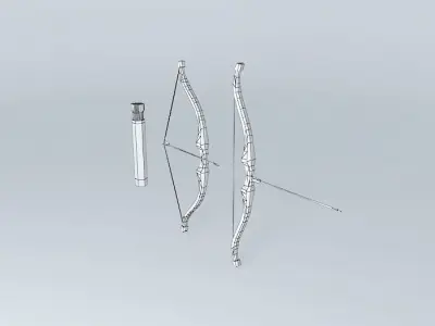 ARGONAUTS bow and arrow 3D model