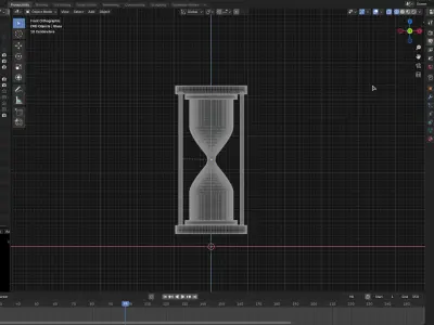 Hourglass 3D model