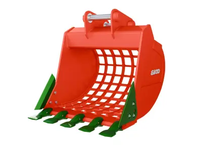 ESCO Skeleton Bucket Construction for Hydraulics Excavators Low-poly 3D model