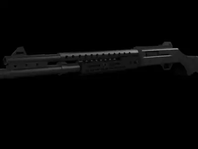 Dmr rifle 3D model