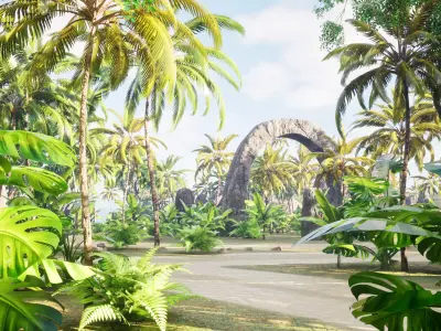 Megalithic Landscape 3D model