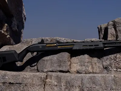 Remington 870 Low-poly 3D model