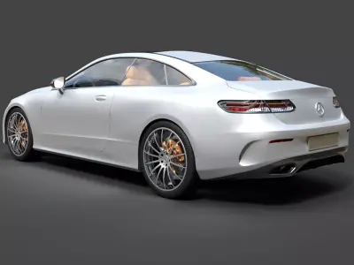 Mercedes-Benz E-Class Coupe C238 - High-Poly 3D Model 3D model