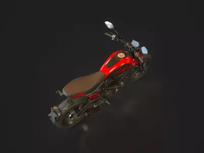 Base model Ducati Scrambler 2023 3D model