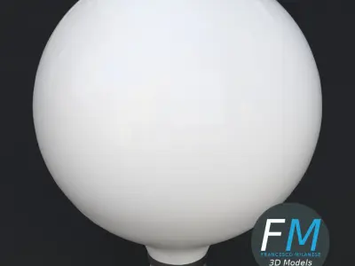 G95 LED globe light bulb 3D model