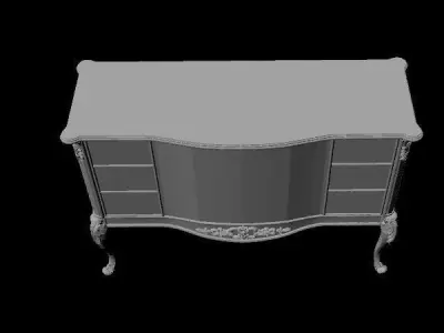 dressing table 3D model