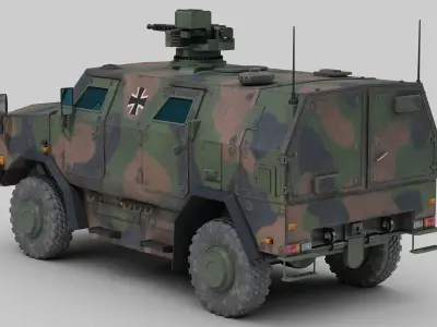 Dingo 2 Armored Car 3D model