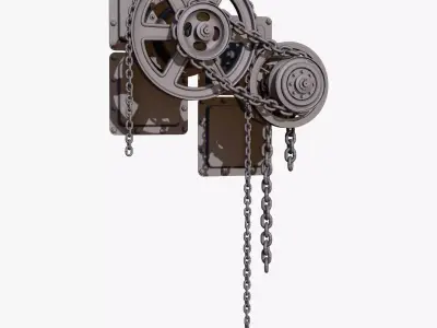 Chain Drive Wall Assembly M1 3D model