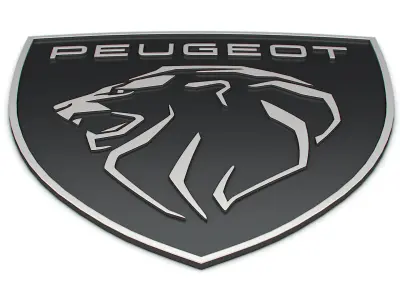 Peugeot logo 3D model purchase