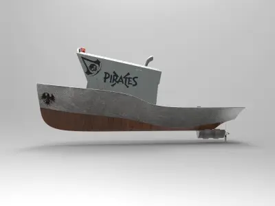 captains ships 3D model