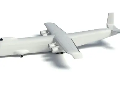 Giant Cargo Plane 3D model