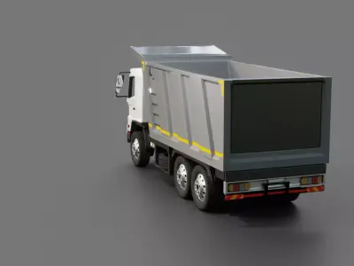 Hino Jumbo Ranger FM 320 Tipper 3D model