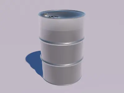 Barrel metal 3D model