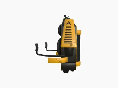Jetpack G03 Yellow Black - SciFi Character Design Low-poly 3D model
