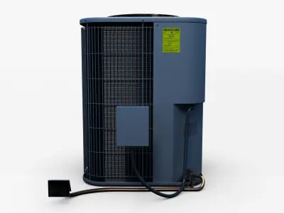 Air Conditioner 01 Low-poly 3D model