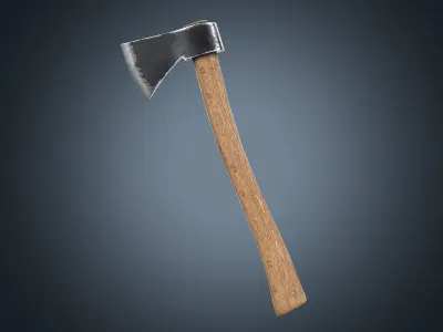 Wood Axe - Game Ready PBR Low-poly 3D model